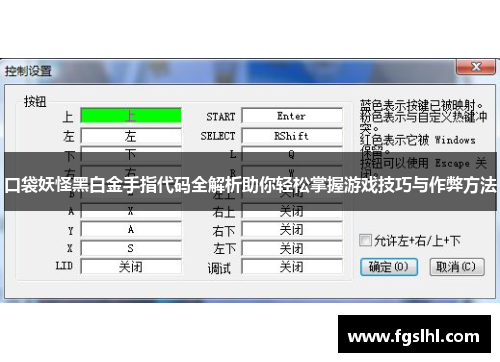口袋妖怪黑白金手指代码全解析助你轻松掌握游戏技巧与作弊方法