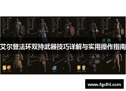 艾尔登法环双持武器技巧详解与实用操作指南